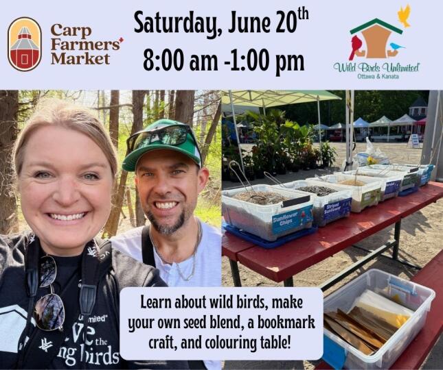 Wild Birds Unlimited at Carp Farmers Market